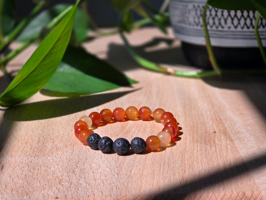 Grounded Grasshopper – Orange Belt Bracelet (Kids)