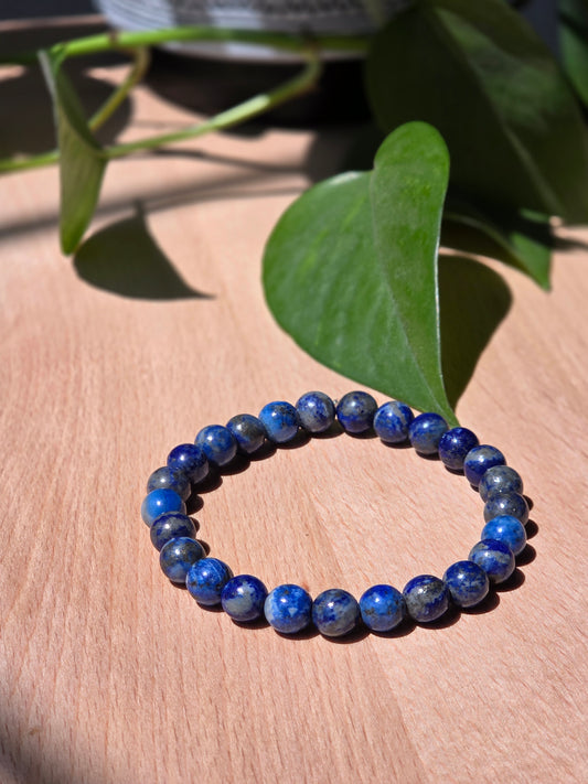 One Stone Energy 8mm Lapis Lazuli Bracelet