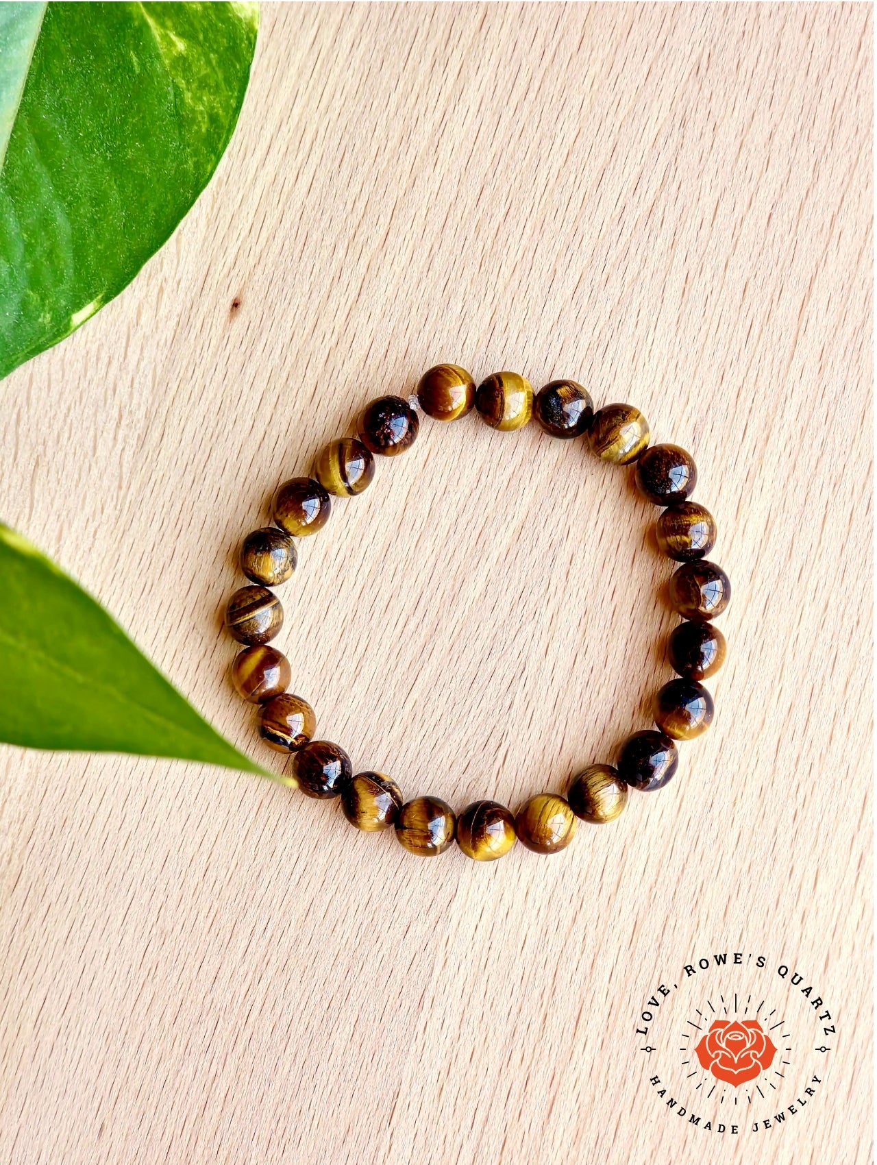 One Stone Energy 8mm Tiger Eye Bracelet