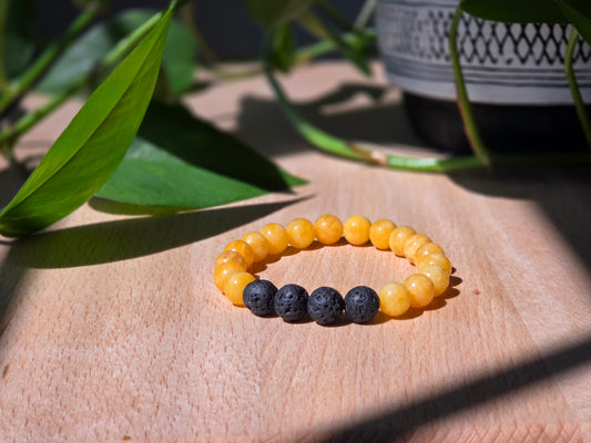 Grounded Grasshopper – Yellow Belt Bracelet (Kids)