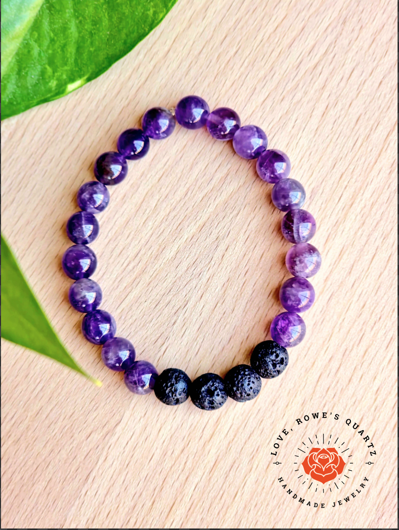 Grounded Warrior – Purple Belt Bracelet